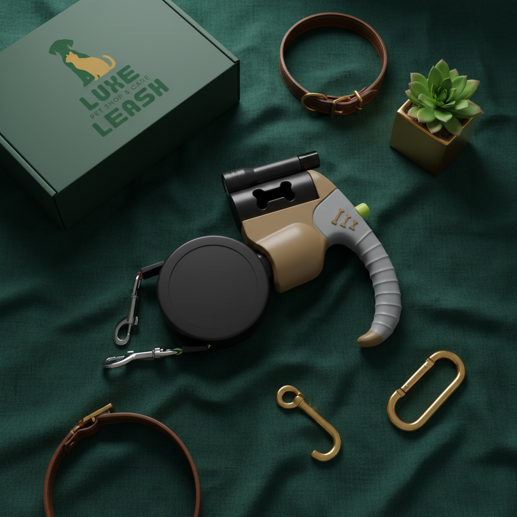 Luxe Leash Lifestyle Shot